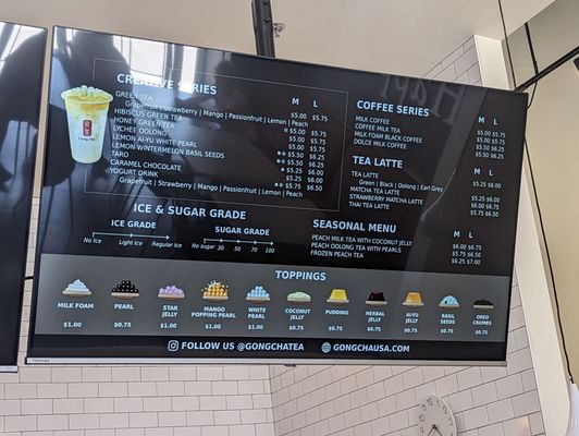 Menu photo 3 Gong Cha - Tomball Tomball, TX