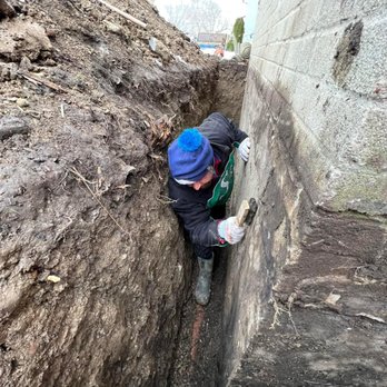 Frontline Waterproofing & Masonry - Cleaning & removing debris on foundation wall - Waterproofing Near Me - New Britain, Connecticut Frontline Waterproofing & Masonry - Cleaning & removing debris on foundation wall - Waterproofing Near Me - New Britain, Connecticut