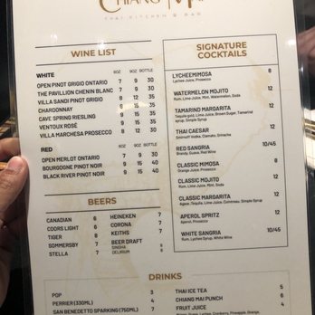 Chiang Mai - Bar menu - Thai Near Me - Toronto, Ontario Chiang Mai - Bar menu - Thai Near Me - Toronto, Ontario