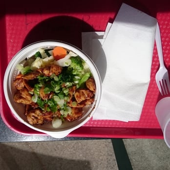 Flame Broiler - New bigger bowls, looks like you get less but makes it easier to eat. - Fast Food Near Me - San Diego, California