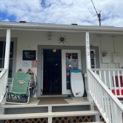 Kapaa Beach Shop - Front of the shop, has wet suits snorkel gear and beach rentals