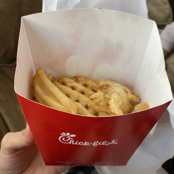 Chick-fil-A - My "large" fries. - Fast Food Near Me - Fullerton, California