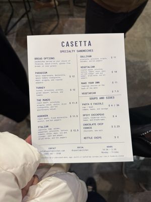 Menu photo 3 Casetta Kitchen and Counter Madison, WI