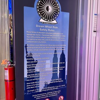 Dream Wheel - Safety Rules for The Dream Wheel Ride - Amusement Parks Near Me - East Rutherford, New Jersey Dream Wheel - Safety Rules for The Dream Wheel Ride - Amusement Parks Near Me - East Rutherford, New Jersey