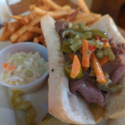Italian Beef with hot peppers