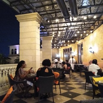 Echo & Rig - Patio area from our table - Steakhouses Near Me - Las Vegas, Nevada
