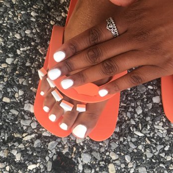 The Zen Nails - Gel manicure done by Lena (I believe that is her name, I didn't quite hear her) and classic pedicure done by Katie. - Nail Salons Near Me - Newark, Delaware