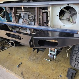 New shackles and springs. HD front bumper
