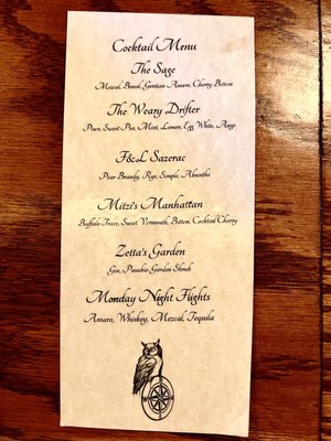 Menu photo 5 The Sage & Drifter San Francisco, CA