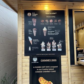 Al's Chimney Cakes - Menu - Desserts Near Me - Canmore, Alberta Al's Chimney Cakes - Menu - Desserts Near Me - Canmore, Alberta