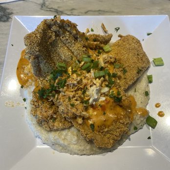Gochas Breakfast Bar | Cascade - Cajun Creole Lump Fish and Grits - Wine Bars Near Me - Atlanta, Georgia