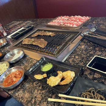 Let's Gogi - Fried shrimp and jalapeños, as well as LA Galbi on the grill! - Korean Near Me - Rowland Heights, California Let's Gogi - Fried shrimp and jalapeños, as well as LA Galbi on the grill! - Korean Near Me - Rowland Heights, California