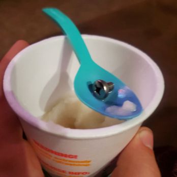 Bahama Buck's - Theres a large screw head in my drink. - Shaved Ice Near Me - Mesa, Arizona