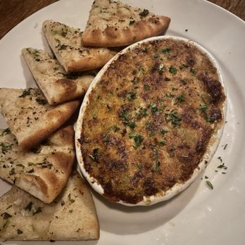 Alibi Room - Spinach Artichoke Dip with Focaccia - New American Near Me - Seattle, Washington