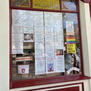 Franklin Ice Cream Bar - Storefront menu - Ice Cream & Frozen Yogurt Near Me - Philadelphia, Pennsylvania Franklin Ice Cream Bar - Storefront menu - Ice Cream & Frozen Yogurt Near Me - Philadelphia, Pennsylvania