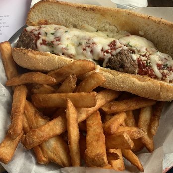 Forty Bar and Grille - Meatball Hoagie - Burgers Near Me - Washington, Pennsylvania Forty Bar and Grille - Meatball Hoagie - Burgers Near Me - Washington, Pennsylvania