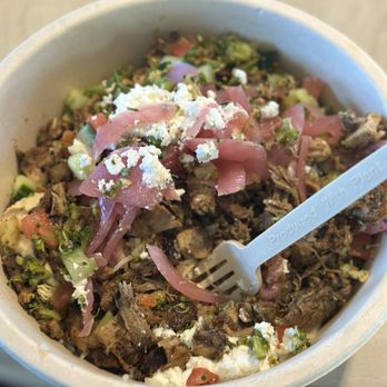 CAVA - Grain bowl with chicken and lamb. - Mediterranean Near Me - Lanham, Maryland