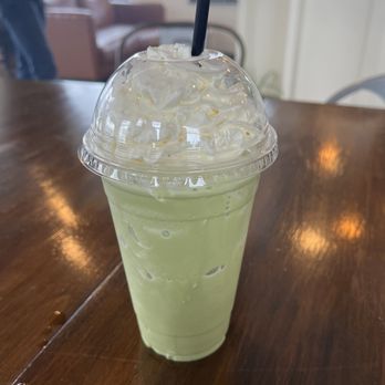 Goodrich Coffee & Tea - Matcha crème (basically a Frappuccino) - Coffee & Tea Near Me - Clarence, New York