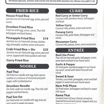 Pear's Thai Cuisine - Updated menu 8.31. 26 - Thai Near Me - San Diego, California