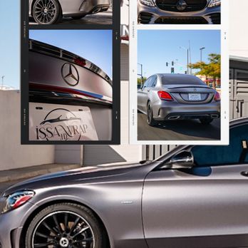Issa Wrap HD - Mercedes C300 Full Wrap in 3M Satin Gray - Vehicle Wraps Near Me Issa Wrap HD - Mercedes C300 Full Wrap in 3M Satin Gray - Vehicle Wraps Near Me