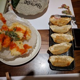 Calamari and mandu/dumplings