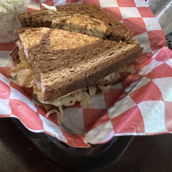 The County Line - a sandwich and coleslaw in a basket - American Near Me - Brecksville, Ohio