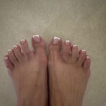 PHAMV Nail Bar - Full acrylic pedicure with French. - Nail Salons Near Me - Las Vegas, Nevada