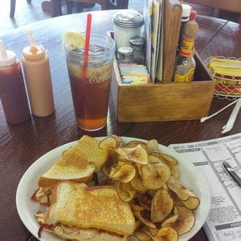 Balance Rock Eatery & Pub - Amazing turkey club with honey mustard dressing,house chips and sweet tea! Yummo - New American Near Me - Helper, Utah Balance Rock Eatery & Pub - Amazing turkey club with honey mustard dressing,house chips and sweet tea! Yummo - New American Near Me - Helper, Utah