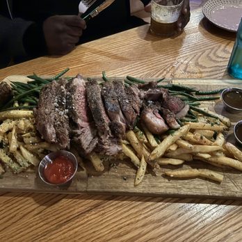 Sally O's - Steak frites for 2! (Medium well) - Bars Near Me - Baltimore, Maryland