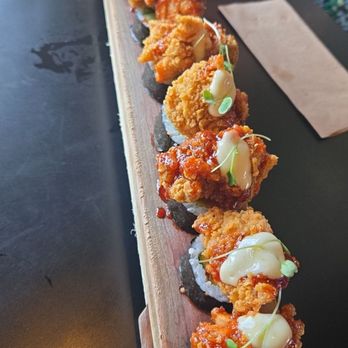 Horang - Fried chicken sushi (no idea what dish was actually called) - Korean Near Me - Nanaimo, British Columbia