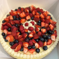 The Wick Restaurant - Fruit topped cheesecake