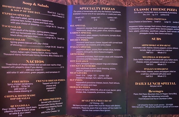 Menu photo 1 Oregon Express Dayton, OH
