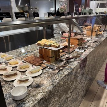 Market Place Buffet - Dessert selection on far left - Buffets Near Me - Las Vegas, Nevada