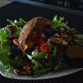 The Delaware - Blackened Salmon Salad - Music Venues Near Me - New Philadelphia, Ohio The Delaware - Blackened Salmon Salad - Music Venues Near Me - New Philadelphia, Ohio
