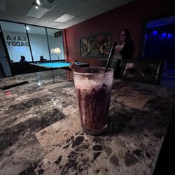 Kava Daddy - They have a pool table and some more comfortable seating in the lounge area.