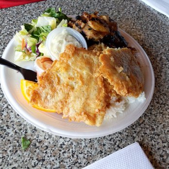 Aloha Kitchen - #1 plate; fish and teriyaki chicken - Hawaiian Near Me - Mesa, Arizona Aloha Kitchen - #1 plate; fish and teriyaki chicken - Hawaiian Near Me - Mesa, Arizona