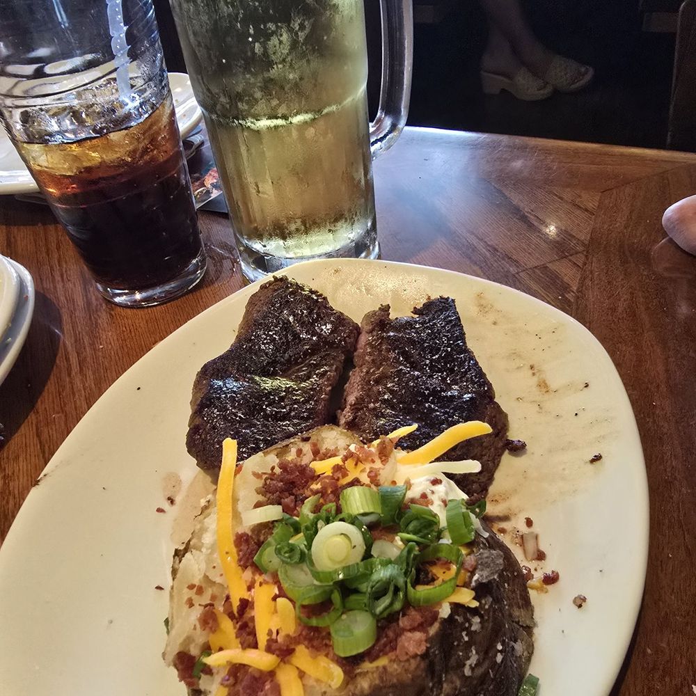 Outback Steakhouse - Sirloin steak with baked potato - Steakhouses Near Me - Norwalk, California