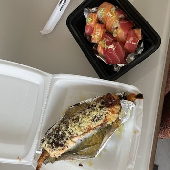 C Rolls Sushi - a fish in a styrofoam container - Sushi Bars Near Me - Dallas, Texas