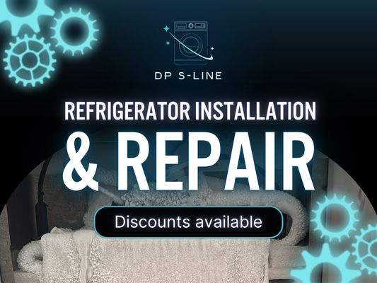 Refrigerator Installation & Repair - Keep your food fresh and your kitchen efficient with Sline DP Appliance Repair’s refrigerator installation and repair services. Our technicians handle all refrigerator brands and models, ensuring optimal performance and energy efficiency. A properly functioning refrigerator is vital for preserving food and maintaining a healthy household. Trust Sline DP Appliance Repair to prevent problems like temperature inconsistencies, leaks, and noise issues. Enjoy our special offers: 15% off for seniors and people with disabilities, and $50 off your second repair. We are dedicated to keeping your refrigerator running smoothly. Refrigerator Installation & Repair - Keep your food fresh and your kitchen efficient with Sline DP Appliance Repair’s refrigerator installation and repair services. Our technicians handle all refrigerator brands and models, ensuring optimal performance and energy efficiency. A properly functioning refrigerator is vital for preserving food and maintaining a healthy household. Trust Sline DP Appliance Repair to prevent problems like temperature inconsistencies, leaks, and noise issues. Enjoy our special offers: 15% off for seniors and people with disabilities, and $50 off your second repair. We are dedicated to keeping your refrigerator running smoothly.