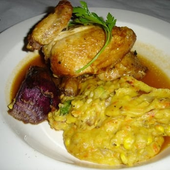 Sonsie - Country roast chicken w. garden vegetable mash and pan gravy - New American Near Me - Boston, Massachusetts Sonsie - Country roast chicken w. garden vegetable mash and pan gravy - New American Near Me - Boston, Massachusetts