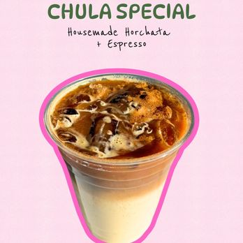 La Chula Cafe - Chula Special  House-made Horchata + Espresso - Coffee & Tea Near Me - Pasadena, California