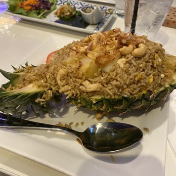 Charm Thai Bistro - Pineapple Fried Rice - Thai Near Me - Spring, Texas