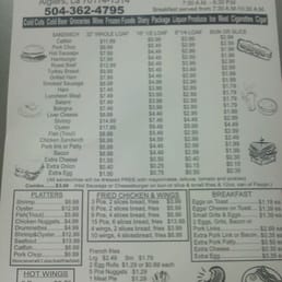 Menu Menu
