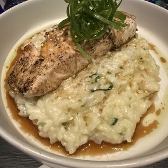 Sugar Cafe Lounge - Salmon risotto made exclusively for us - Lounges Near Me - Richmond Hill, Ontario