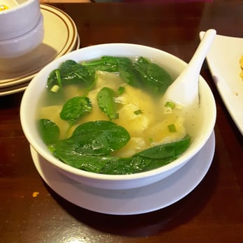 Srisiamchai Thai Restaurant - Won Ton Soup- was pretty good but very garlicky so for those who don't really garlic this soup is not for you - Thai Near Me - Gresham, Oregon Srisiamchai Thai Restaurant - Won Ton Soup- was pretty good but very garlicky so for those who don't really garlic this soup is not for you - Thai Near Me - Gresham, Oregon