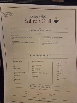 Menu photo 2 Browns Point Saffron Grill Tacoma, WA