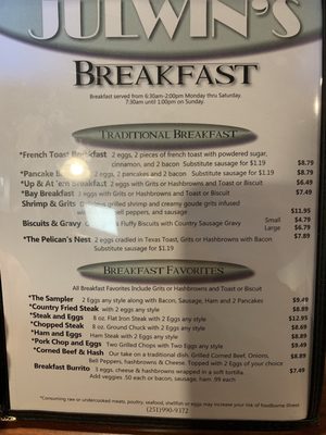 Menu photo 3 Julwin's Restaurant Fairhope, AL Menu photo 3 Julwin's Restaurant Fairhope, AL