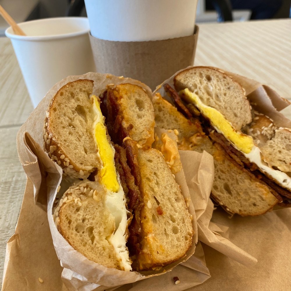 Native Bagel Company - a sandwich and a cup of coffee - Bagels Near Me - Berea, Kentucky Native Bagel Company - a sandwich and a cup of coffee - Bagels Near Me - Berea, Kentucky
