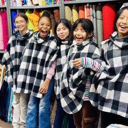 Blossom Holness Fabric & Sewing Center - Kids Camp Project Poncho