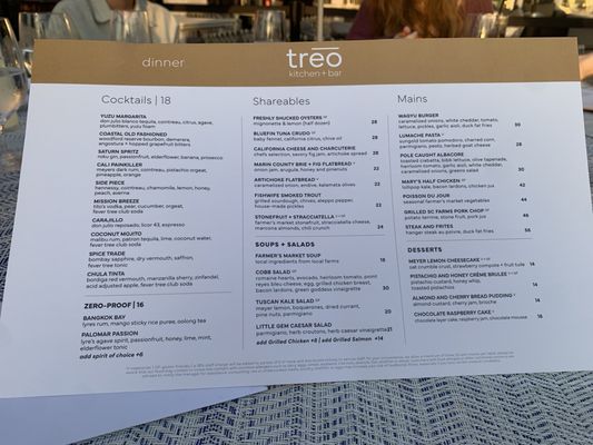 Menu photo 4 Treo Kitchen & Bar Chula Vista, CA Menu photo 4 Treo Kitchen & Bar Chula Vista, CA